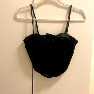 Black Bustier top